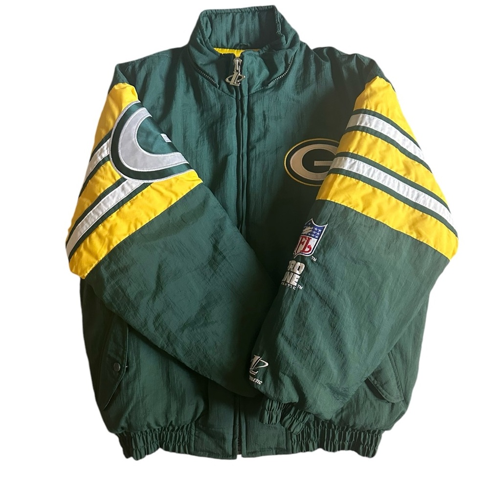 Vintage Authentic Green Bay Packers NFL Pro Line heavy weight jacket